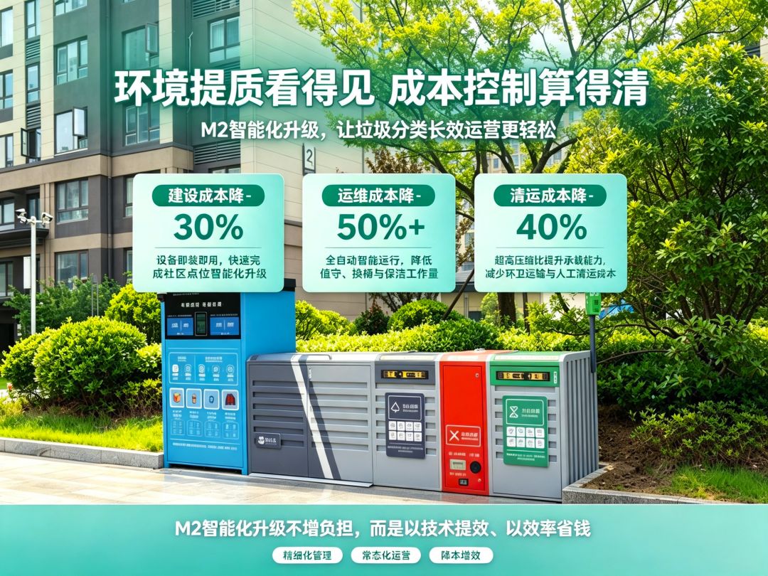 垃圾不再"爆仓"，运维不再"烧钱"！猫先生 M2 如何为物业实现降本超 40%？
