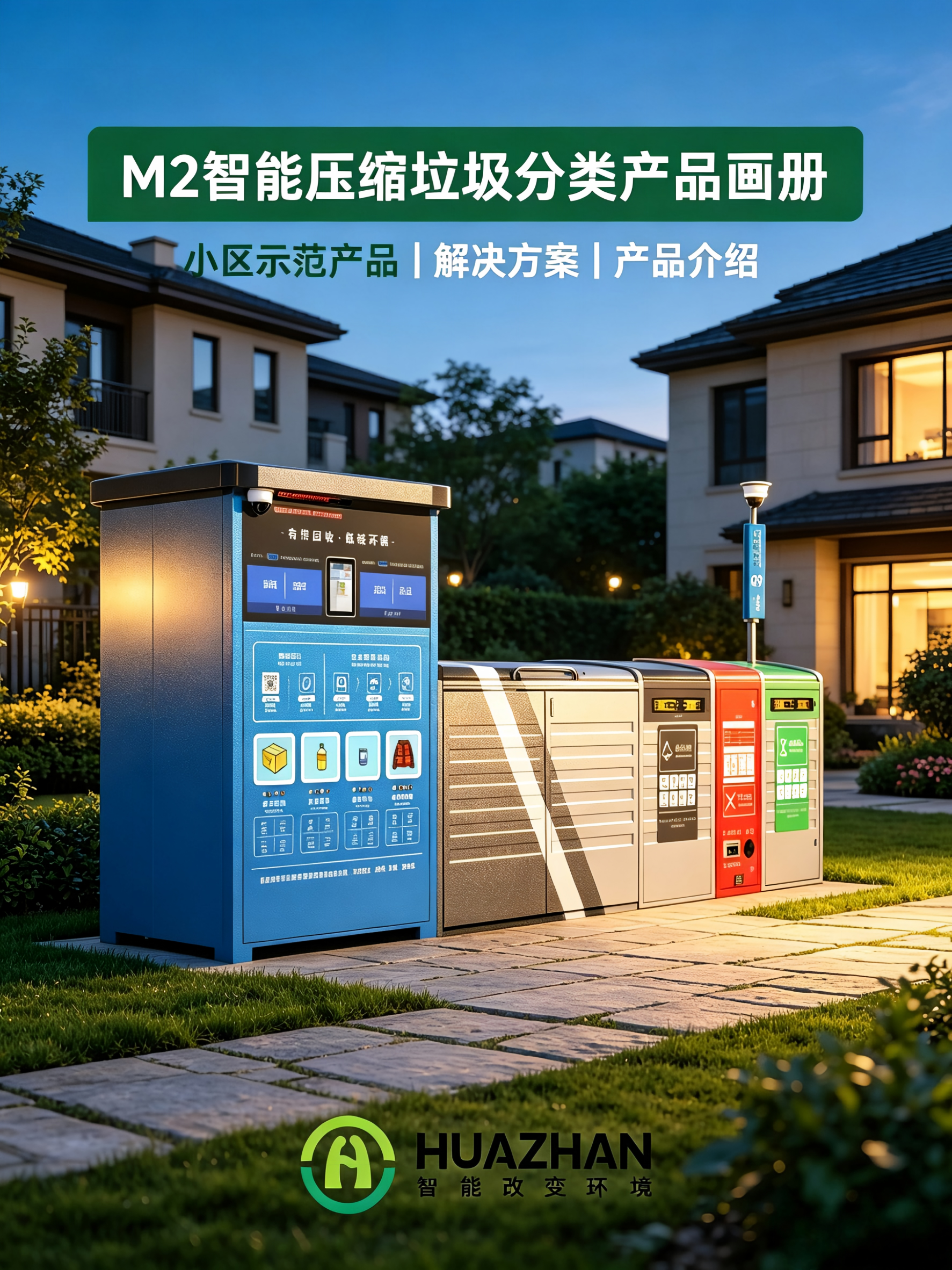 华展智能 | M2 智能压缩垃圾分类解决方案产品画册